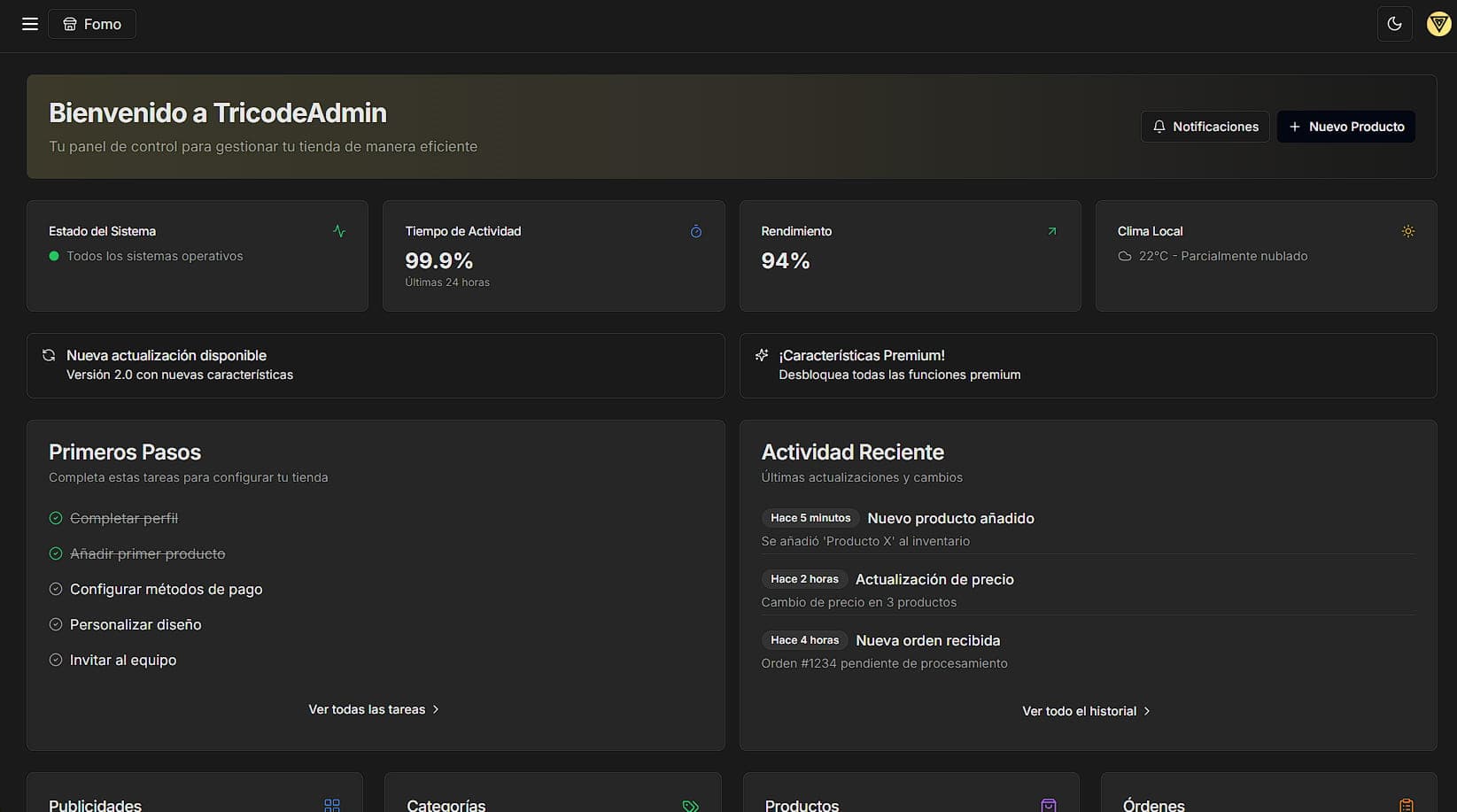 Tri-Dashboard